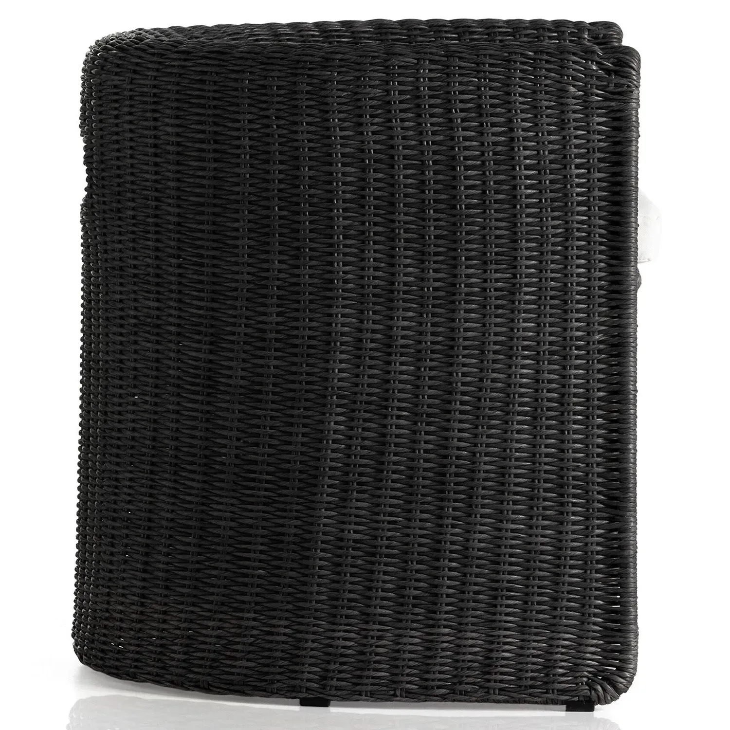 Aurora Outdoor Dining Chair - Black, Wicker