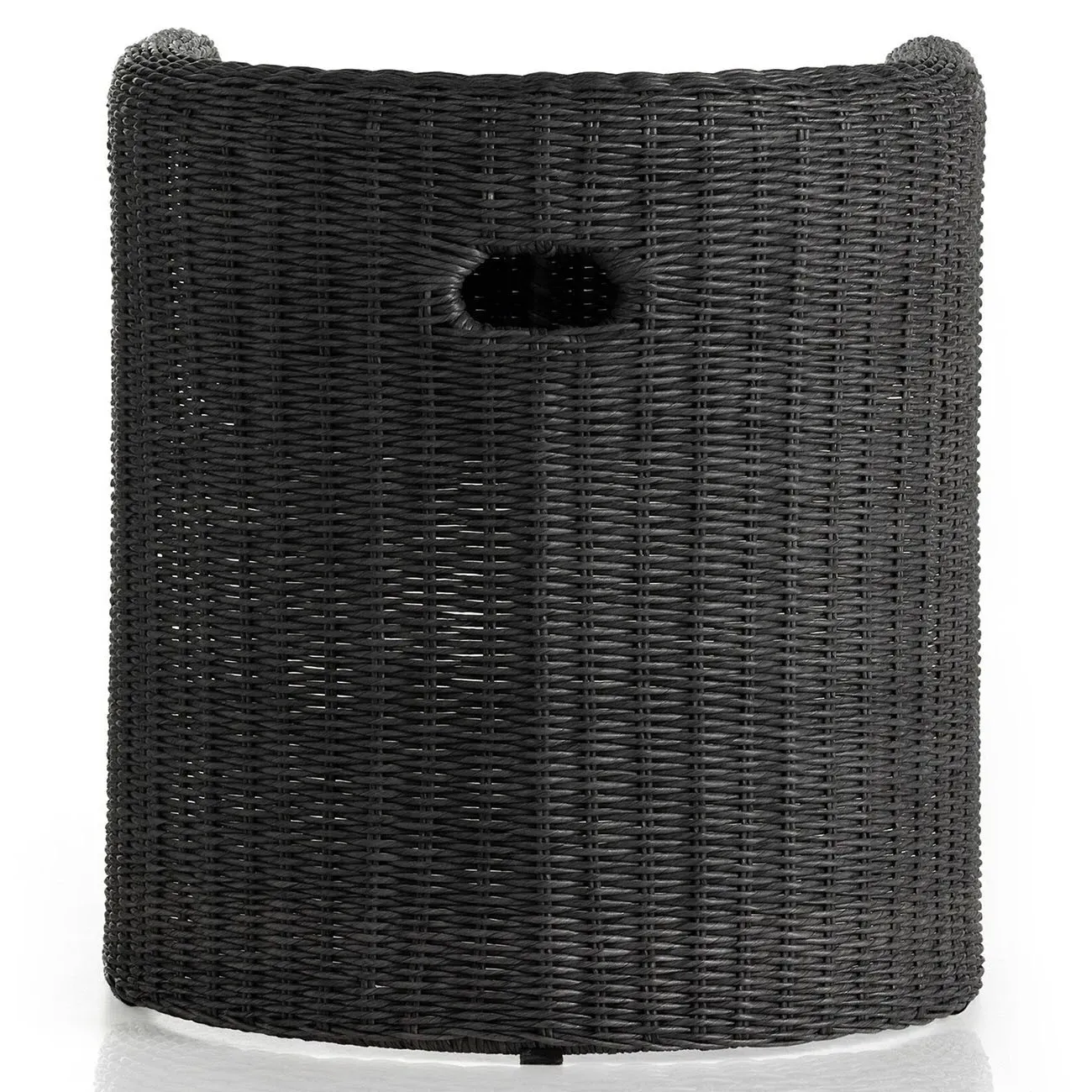 Aurora Outdoor Dining Chair - Black, Wicker