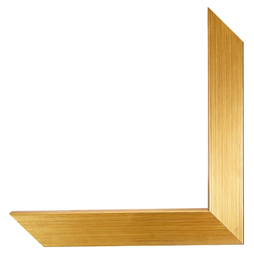 Aurora Portrait Gold Frame Women Curves Illustration II - Black