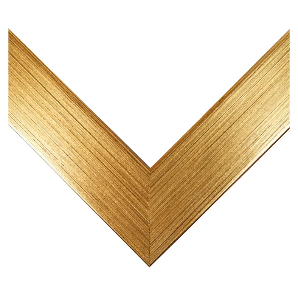 Aurora Portrait Gold Frame Women Curves Illustration II - Black