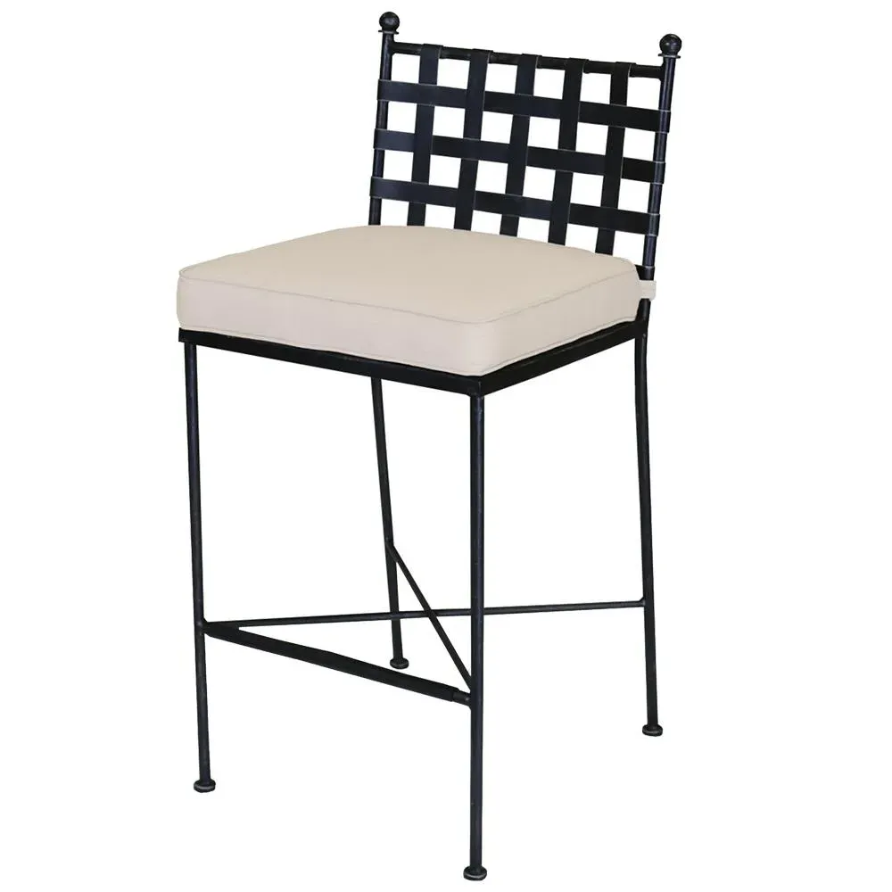 Aurore Bar Stool - Beige, Metal