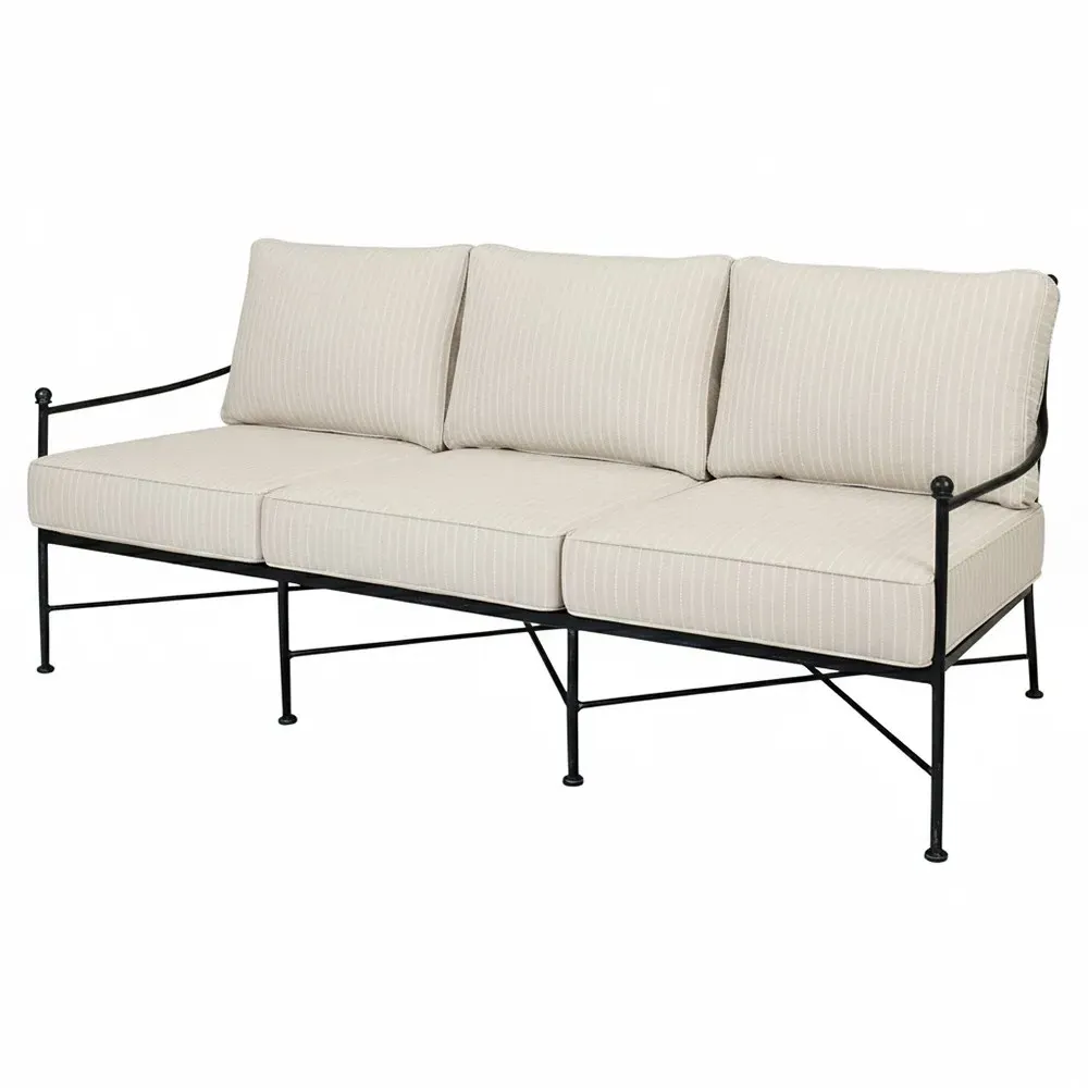 Aurore Outdoor Sofa - Trail Cloud, Iron