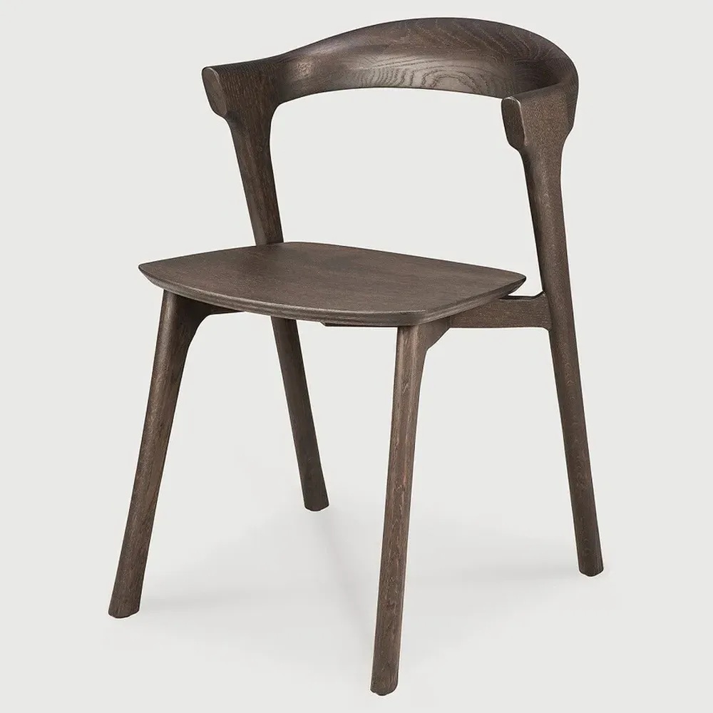 Ava Dining Chair - Brown, Oak