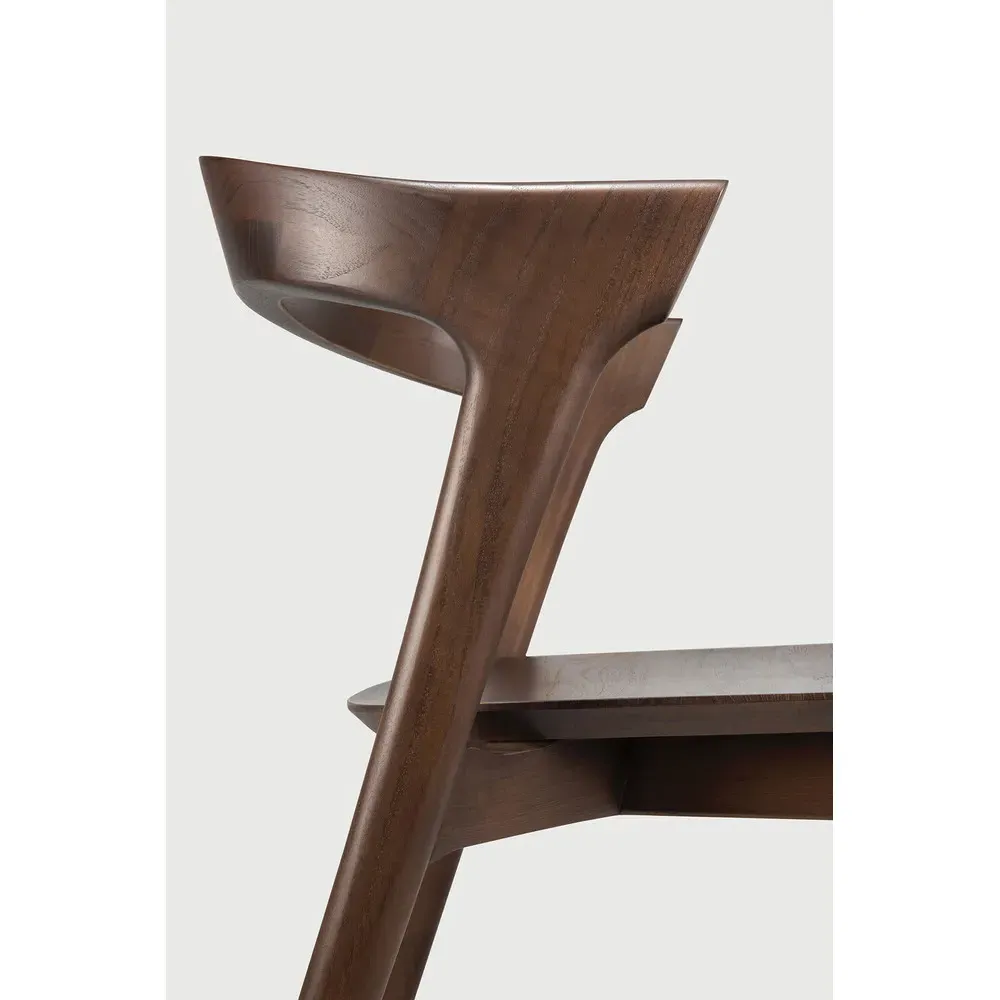 Ava Dining Chair - Brown, Teak