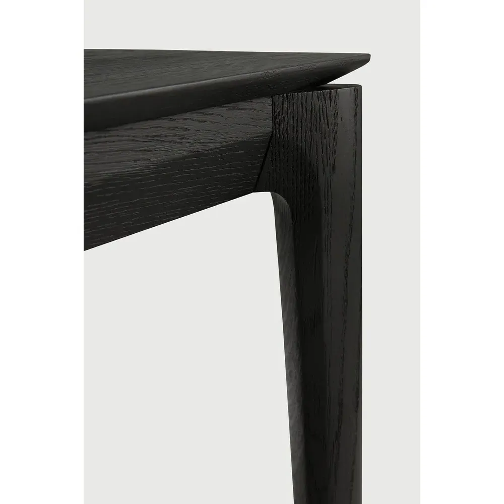 Ava Rectangular Extendable Dining Table - Black Oak