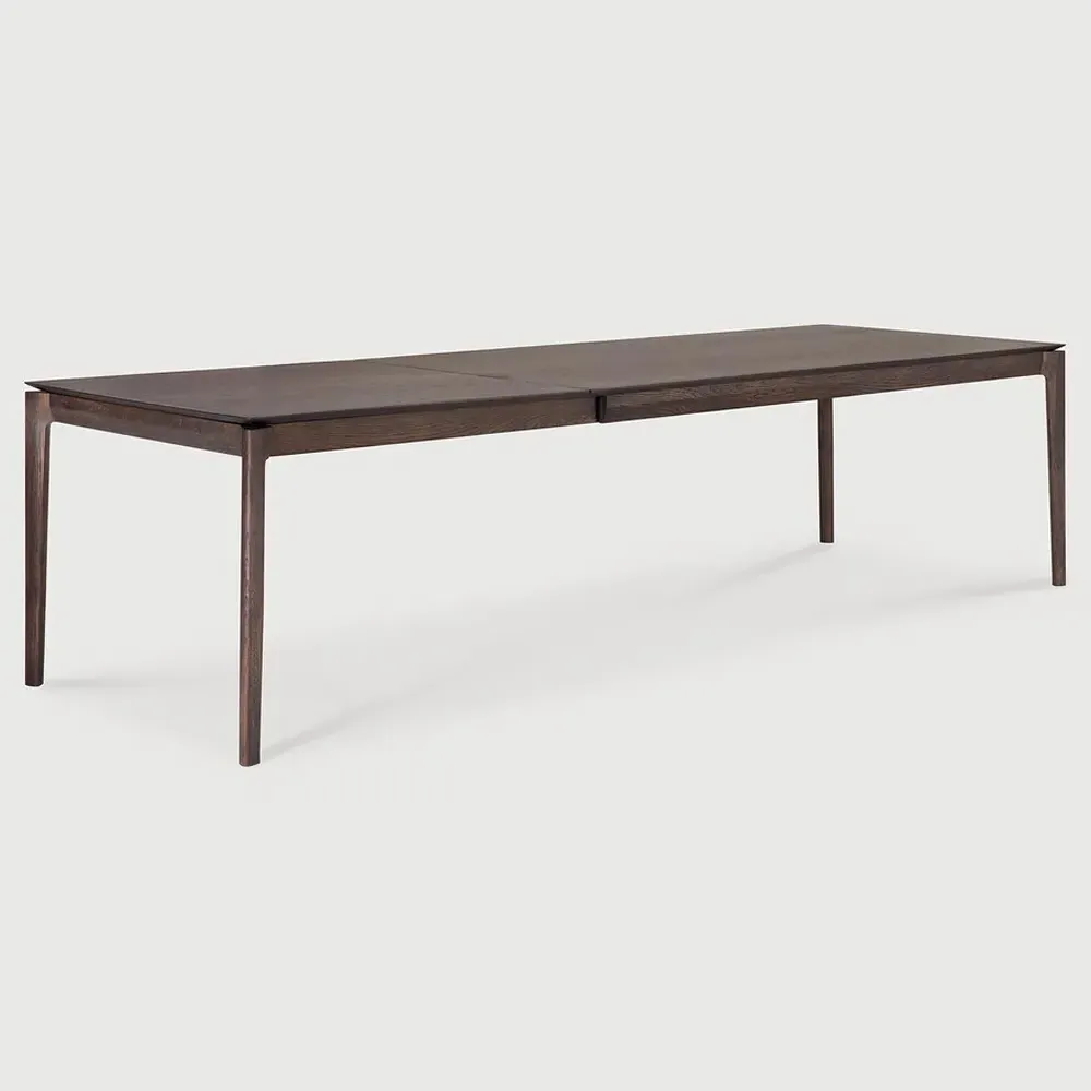 Ava Rectangular Extendable Dining Table - Brown Oak