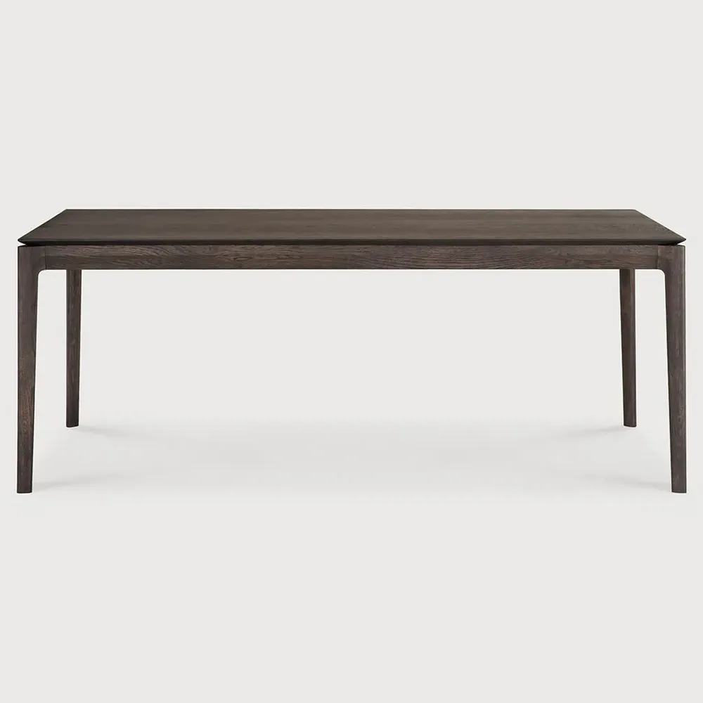 Ava Rectangular Extendable Dining Table - Brown Oak