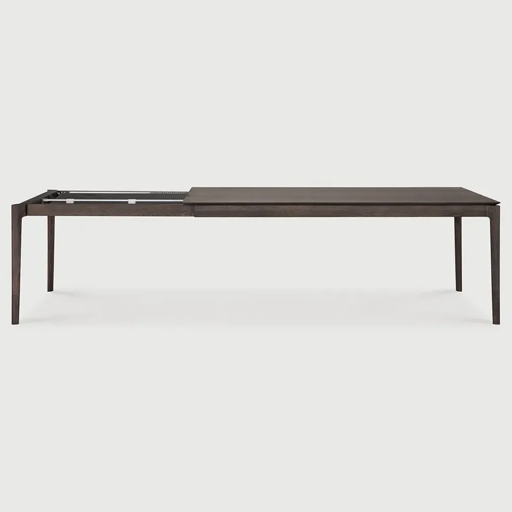 Ava Rectangular Extendable Dining Table - Brown Oak