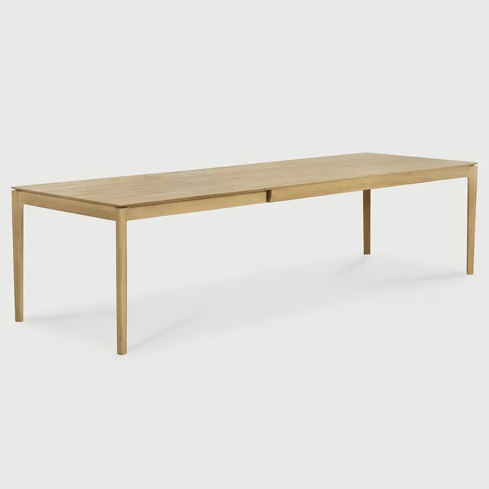 Ava Rectangular Extendable Dining Table - Oak