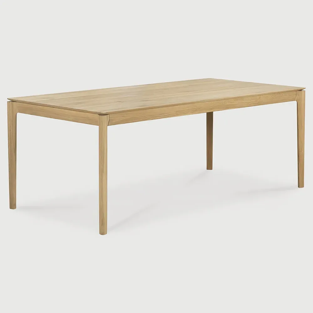 Ava Rectangular Extendable Dining Table - Oak