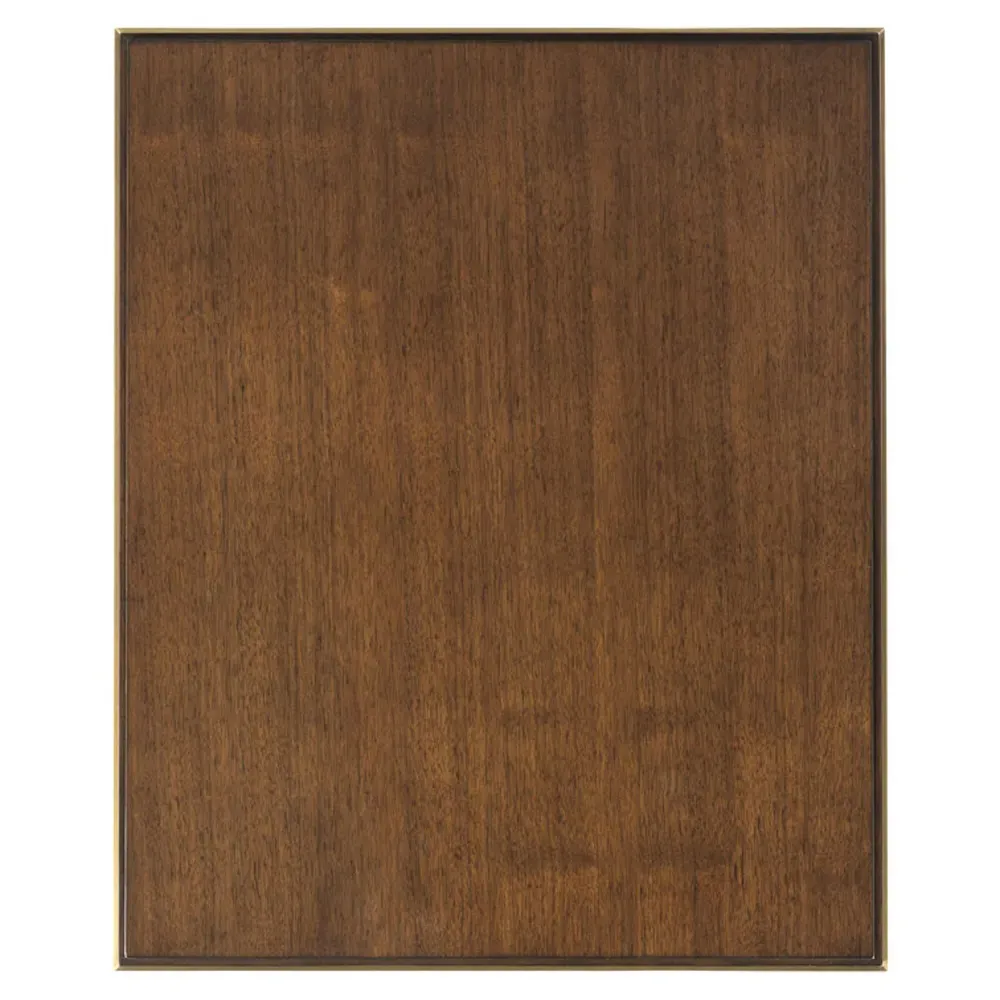 Ava Rectangular Lamp Table - Brown, Walnut