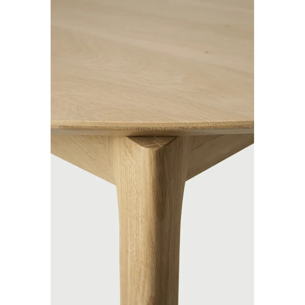 Ava Round Extendable Dining Table - Oak