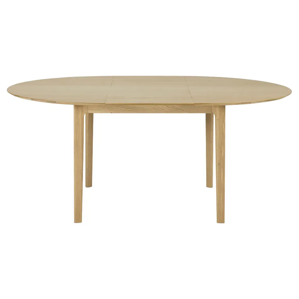 Ava Round Extendable Dining Table - Oak image