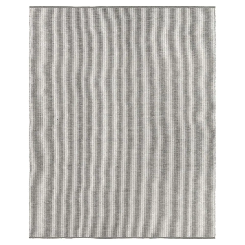 Avalyn 2x3 Striped Indoor Outdoor Rug - Grey, PET Yarn