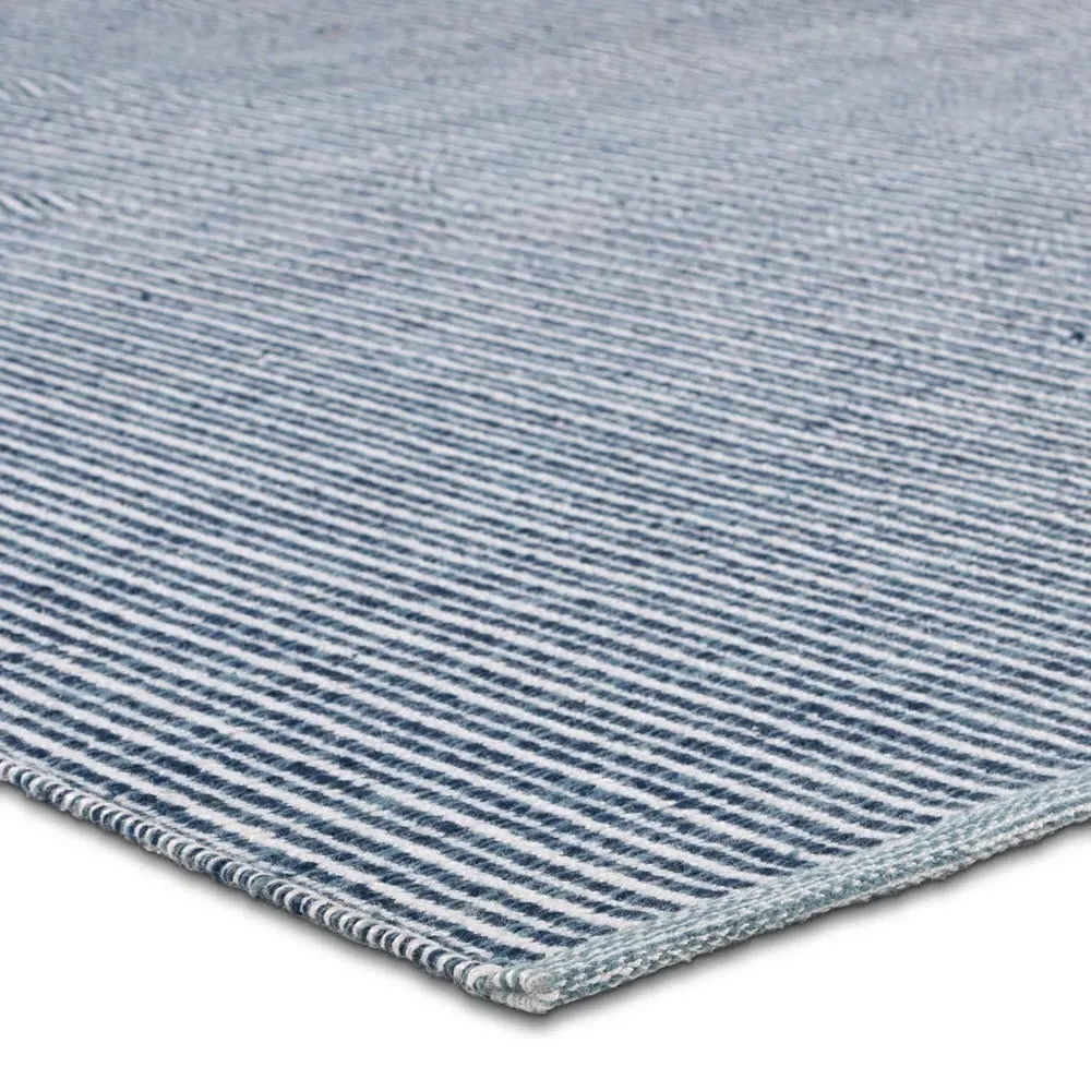 Avalyn Striped Indoor Outdoor Rug - Blue, PET Yarn
