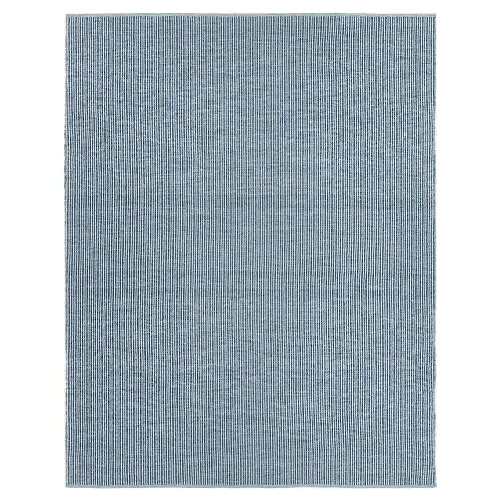 Avalyn Striped Indoor Outdoor Rug - Blue, PET Yarn