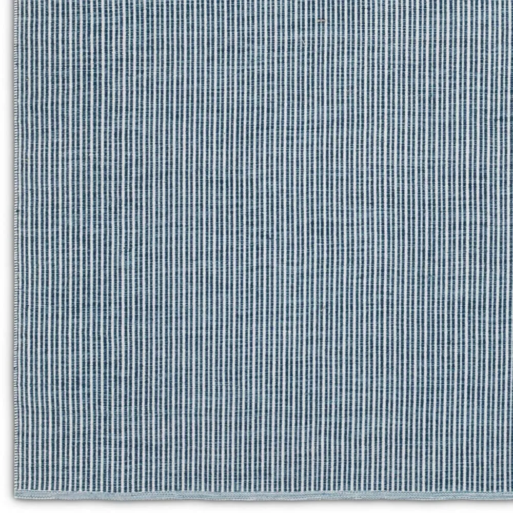 Avalyn Striped Indoor Outdoor Rug - Blue, PET Yarn