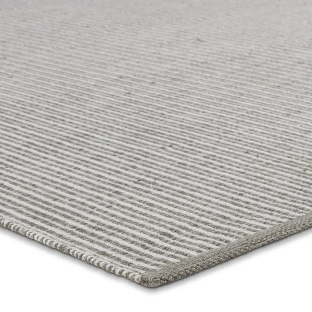 Avalyn Striped Indoor Outdoor Rug - Grey, PET Yarn