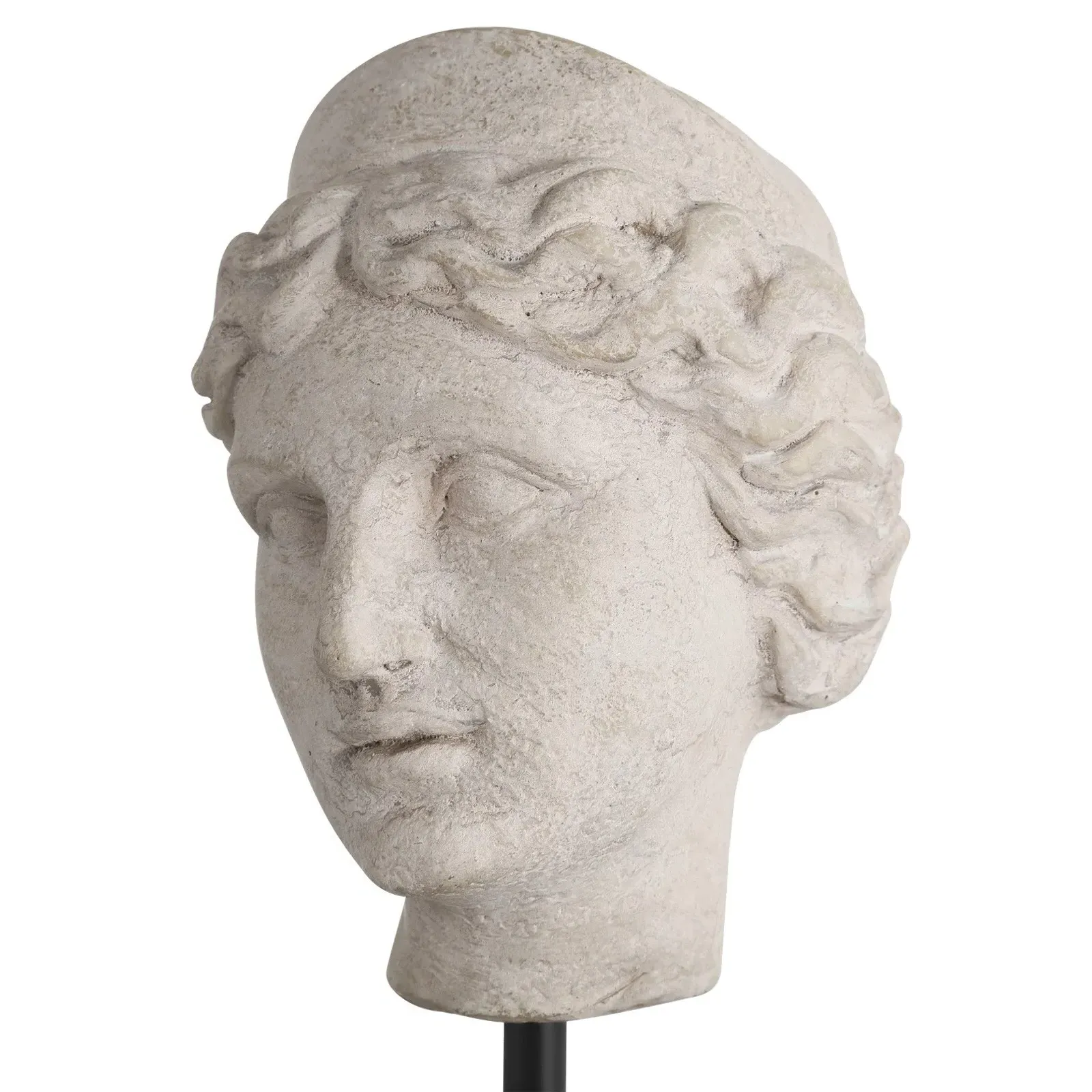 Aveline Venus Head Bust Sculpture Set of 2 - Grey, Composite