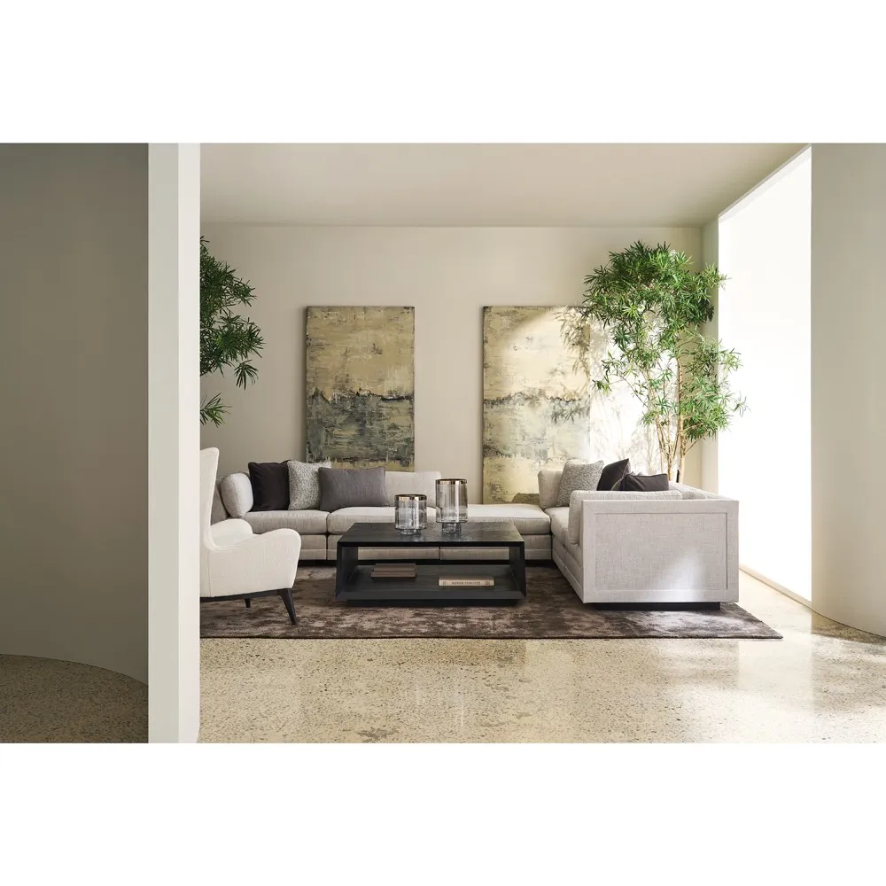 Avelora Square Coffee Table - Black, Ash Wood