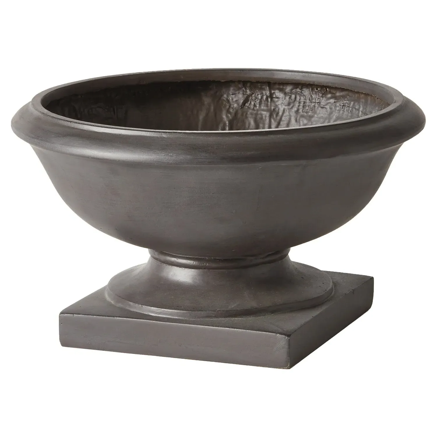 Avenlee Square Footed Outdoor Planter - Black, Concrete image