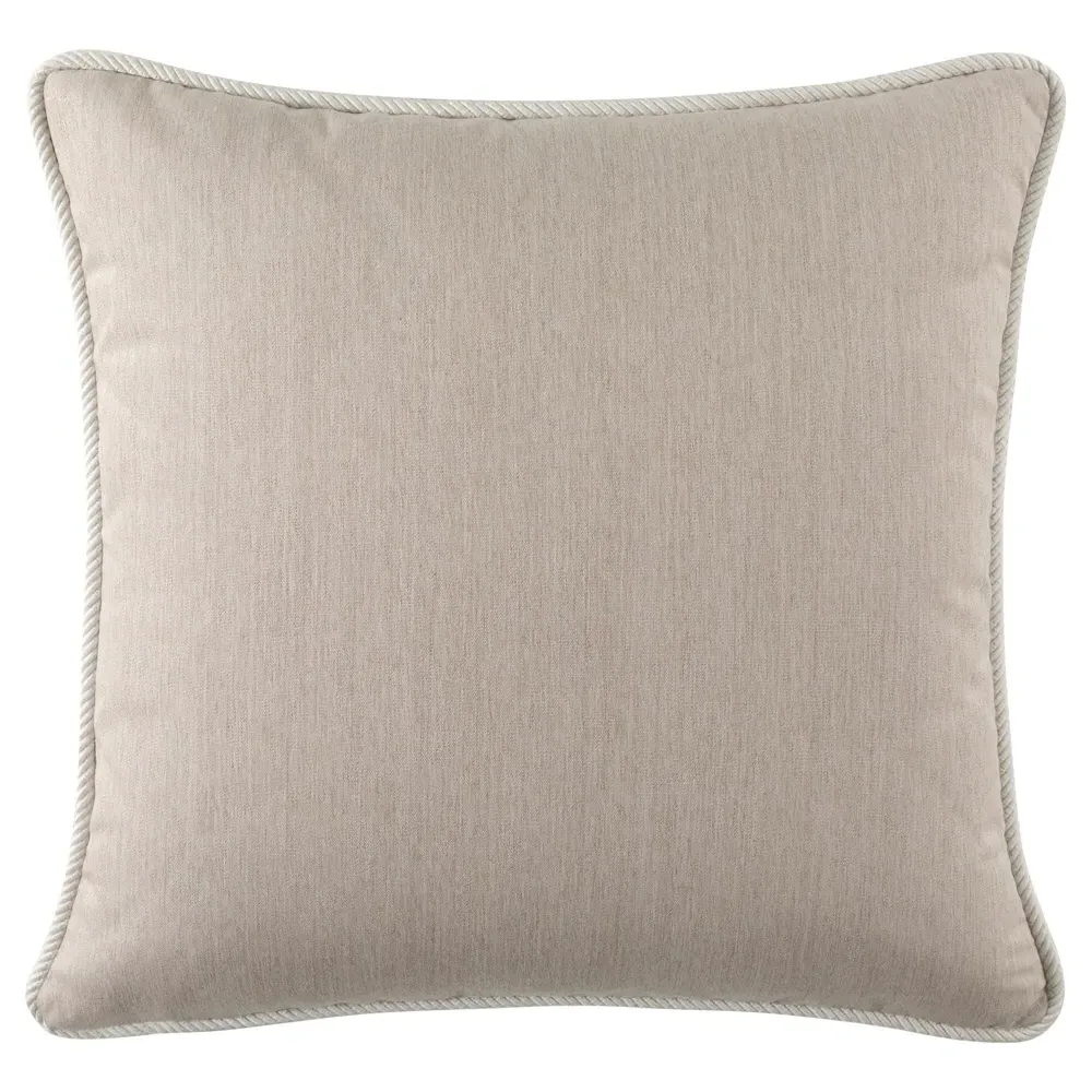 Averie Square Throw Pillow Indoor Outdoor - Beige, Acrylic
