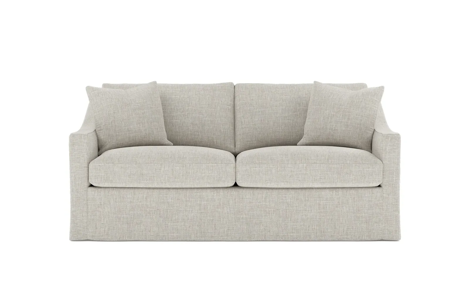 Avery 3-Seater Slipcovered Sofa - Fog
