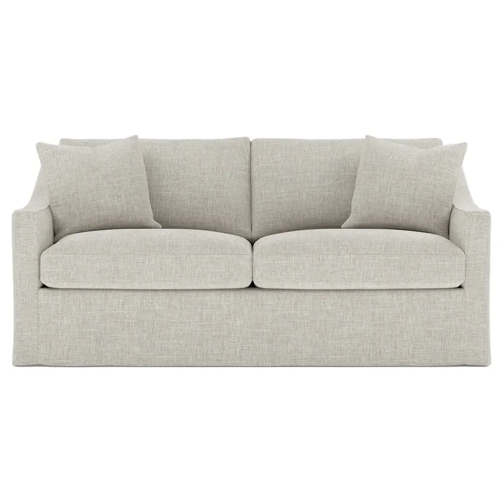 Avery 3-Seater Slipcovered Sofa - Fog image