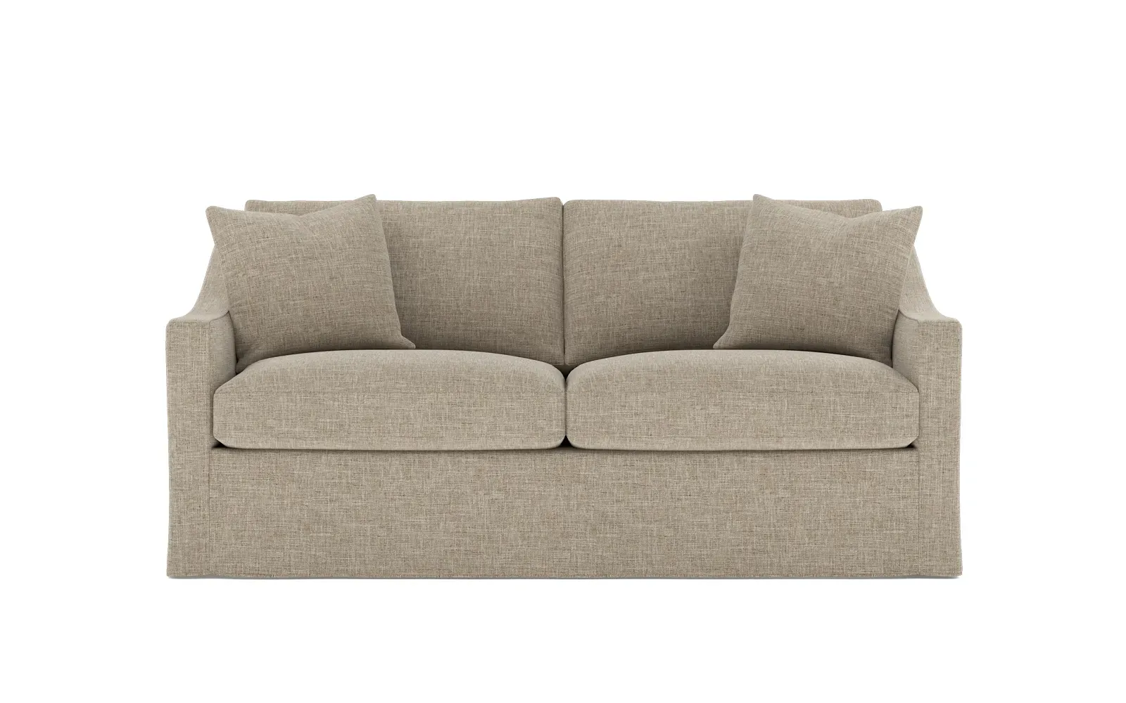 Avery 3-Seater Slipcovered Sofa - Sand