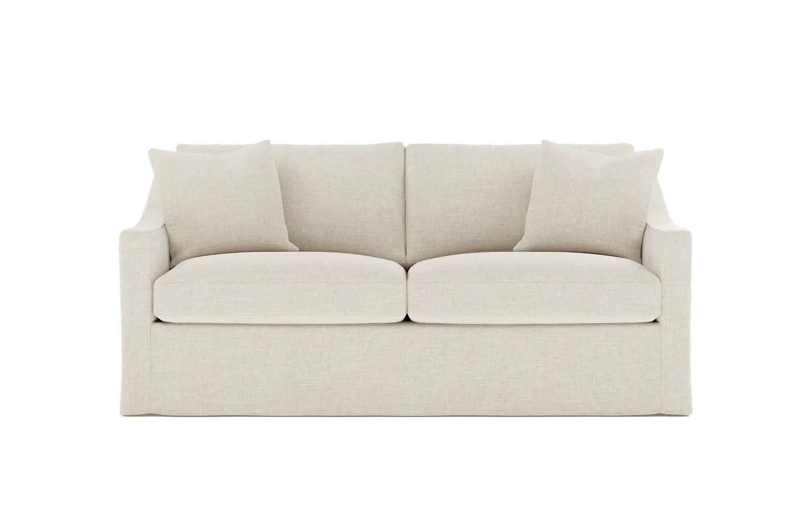Avery 3-Seater Slipcovered Sofa - Vanilla