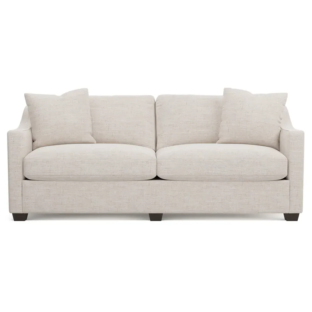 Avery 3-Seater Sofa - Heathered Cream, Performance Fabric