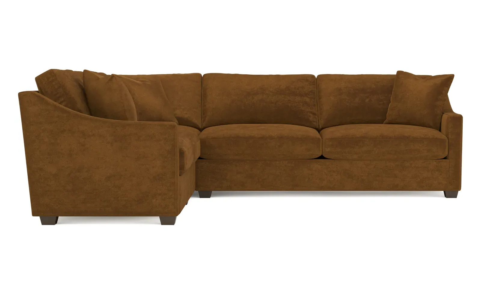 Avery L-Shaped Corner Sectional - Amber