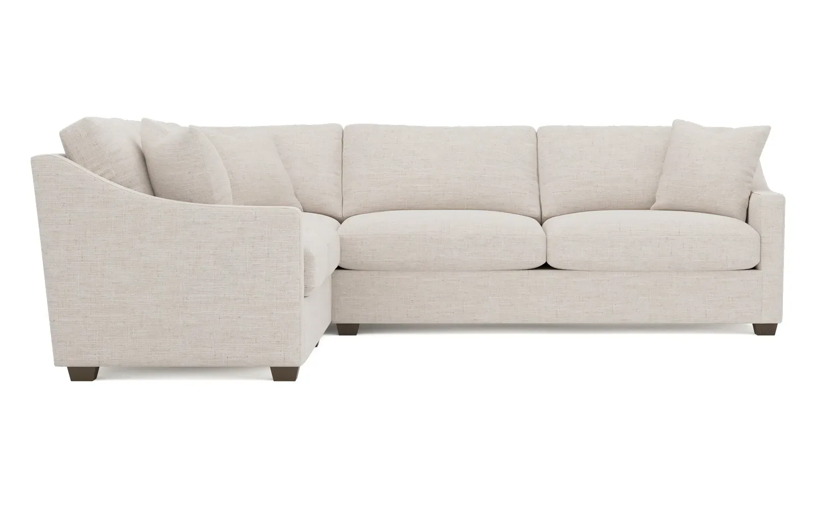 Avery L-Shaped Corner Sectional - Heathered Cream