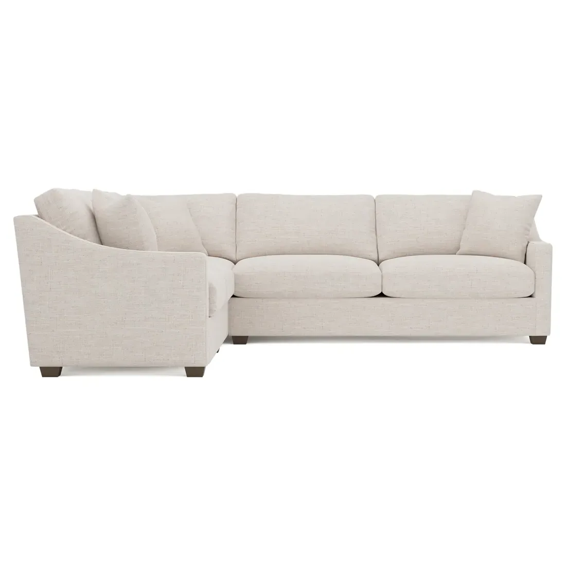 Avery L-Shaped Corner Sectional - Heathered Cream