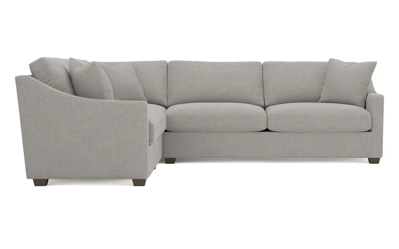 Avery L-Shaped Corner Sectional - Pebble
