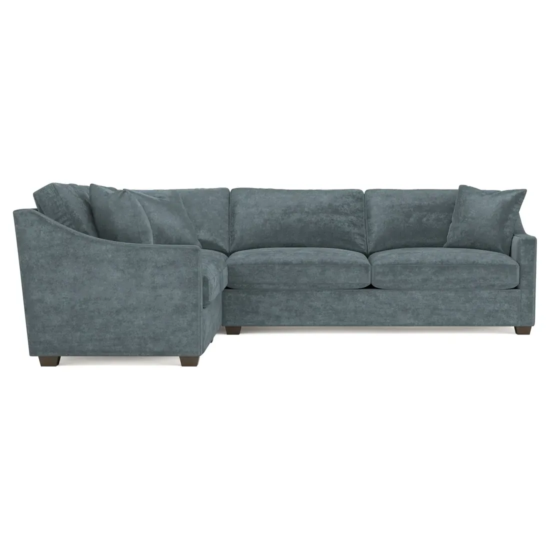 Avery L-Shaped Corner Sectional - Slate Blue