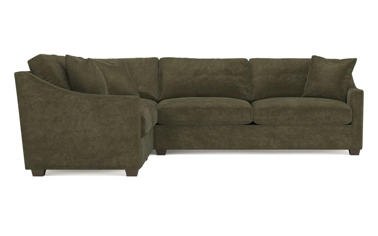 Avery L-Shaped Corner Sectional - Tuscan Olive