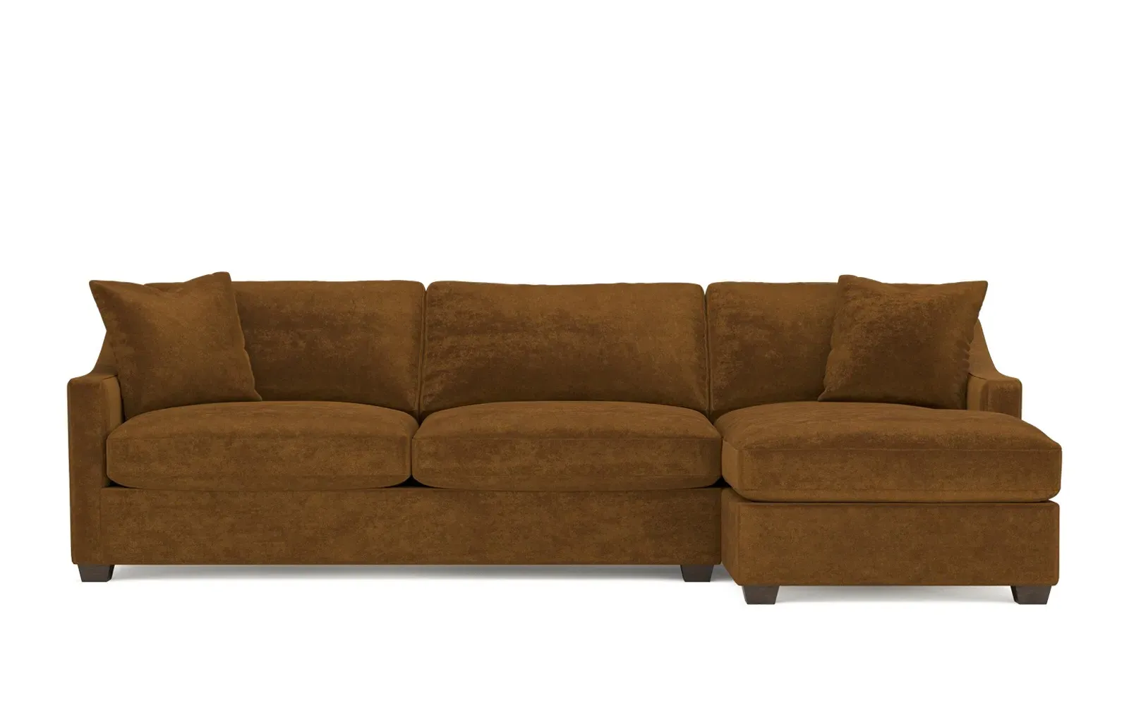 Avery Left Chaise Sectional - Amber