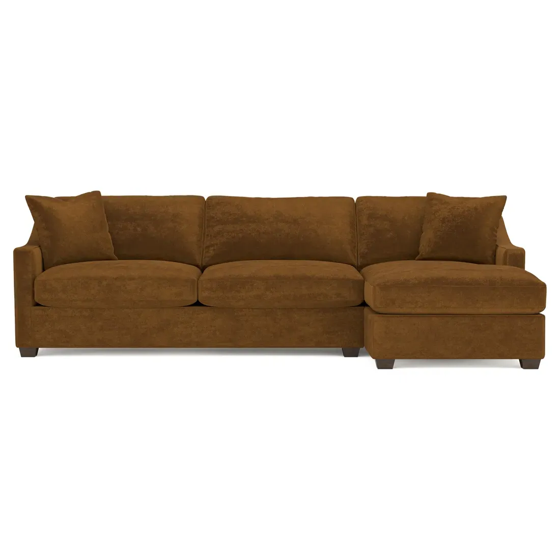Avery Left Chaise Sectional - Amber
