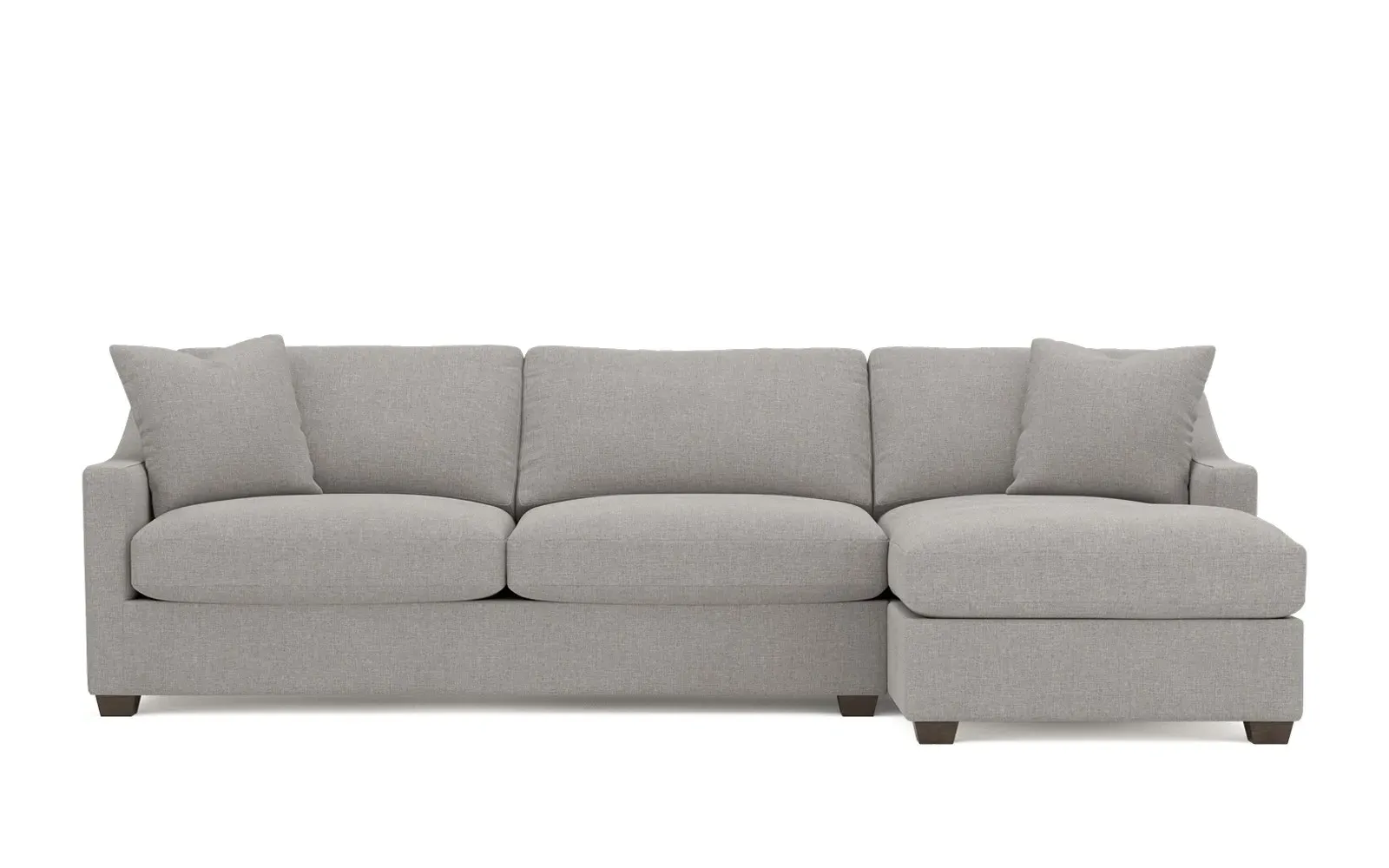 Avery Left Chaise Sectional - Pebble