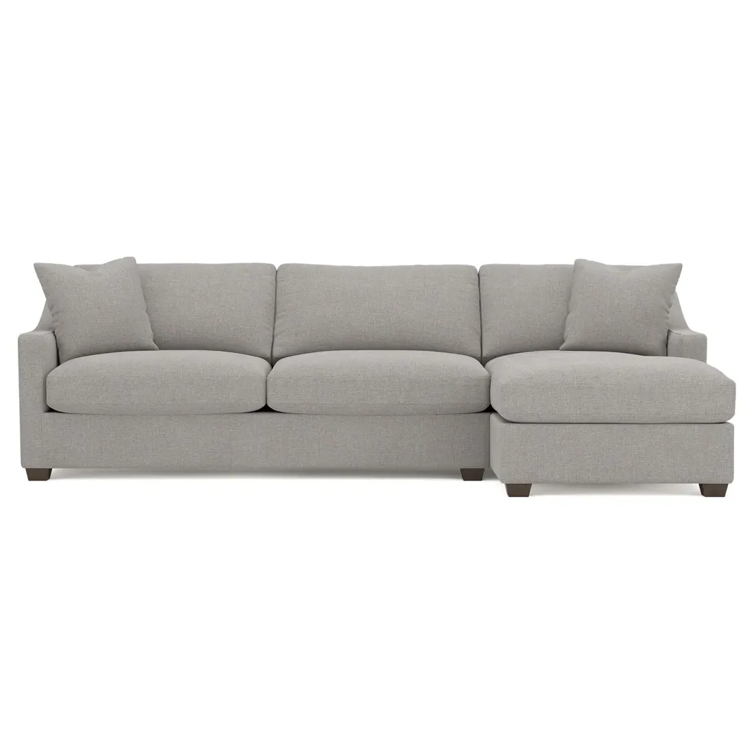 Avery Left Chaise Sectional - Pebble image