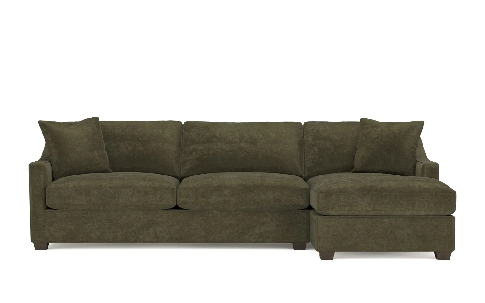 Avery Left Chaise Sectional - Tuscan Olive