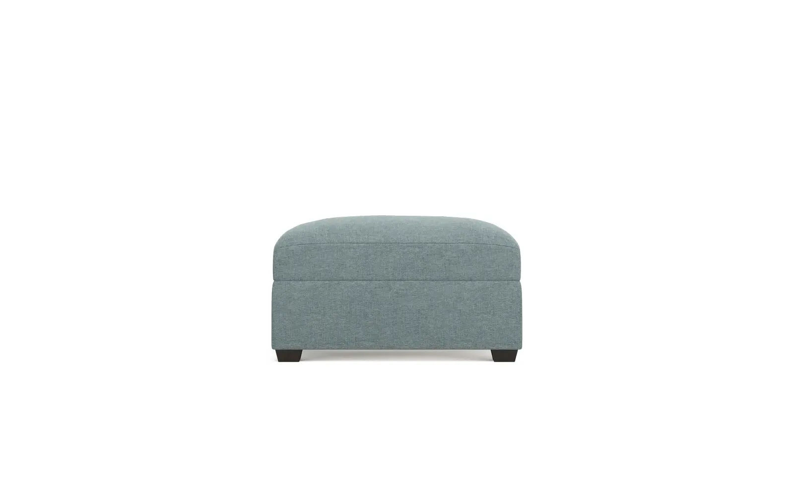 Avery Ottoman - Heathered Teal