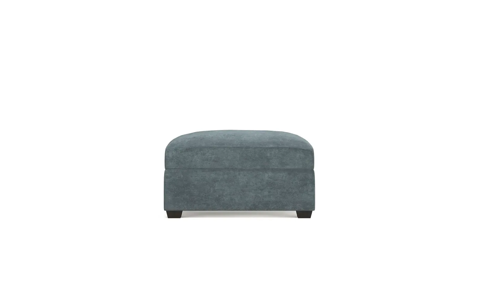 Avery Ottoman - Slate Blue