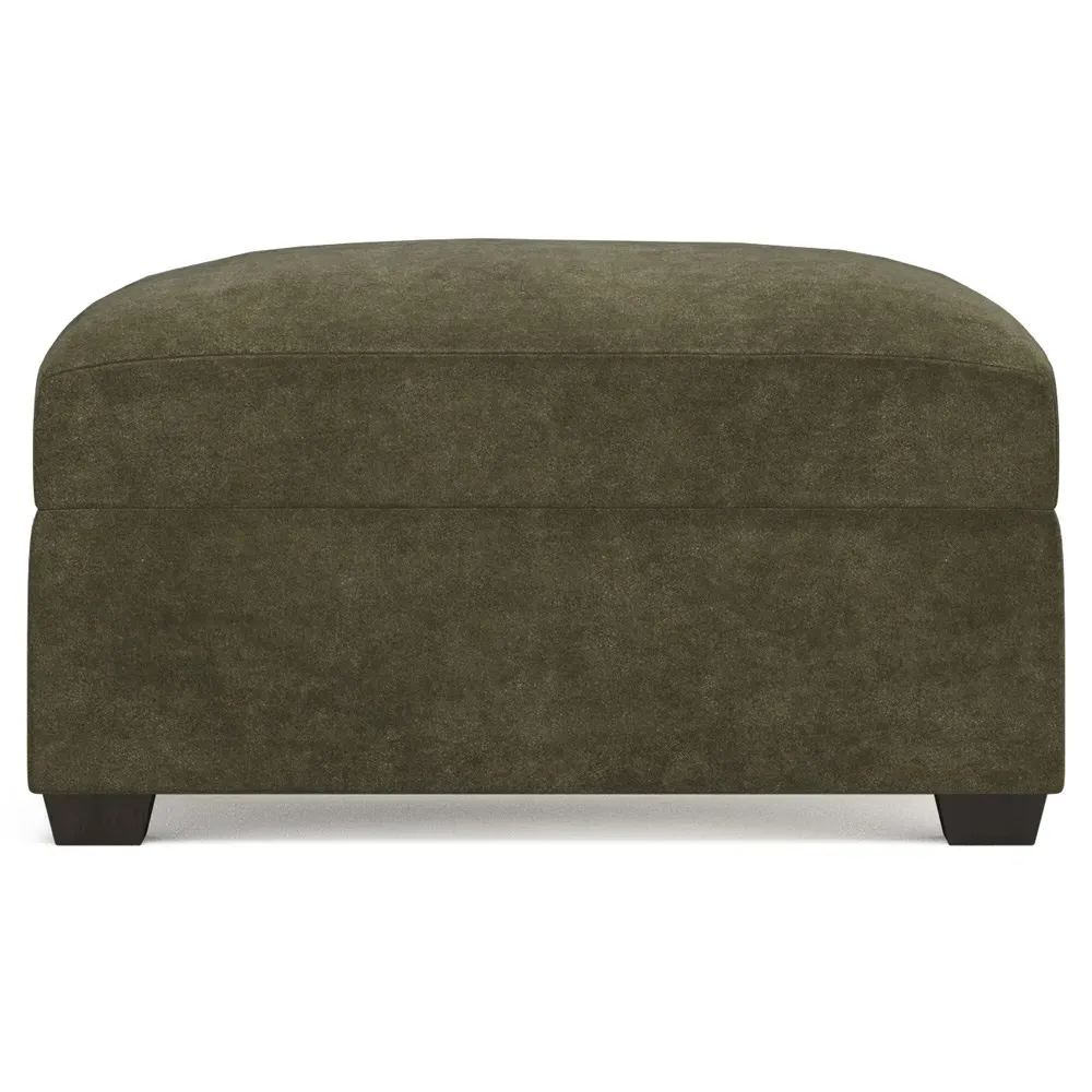Avery Ottoman - Tuscan Olive image