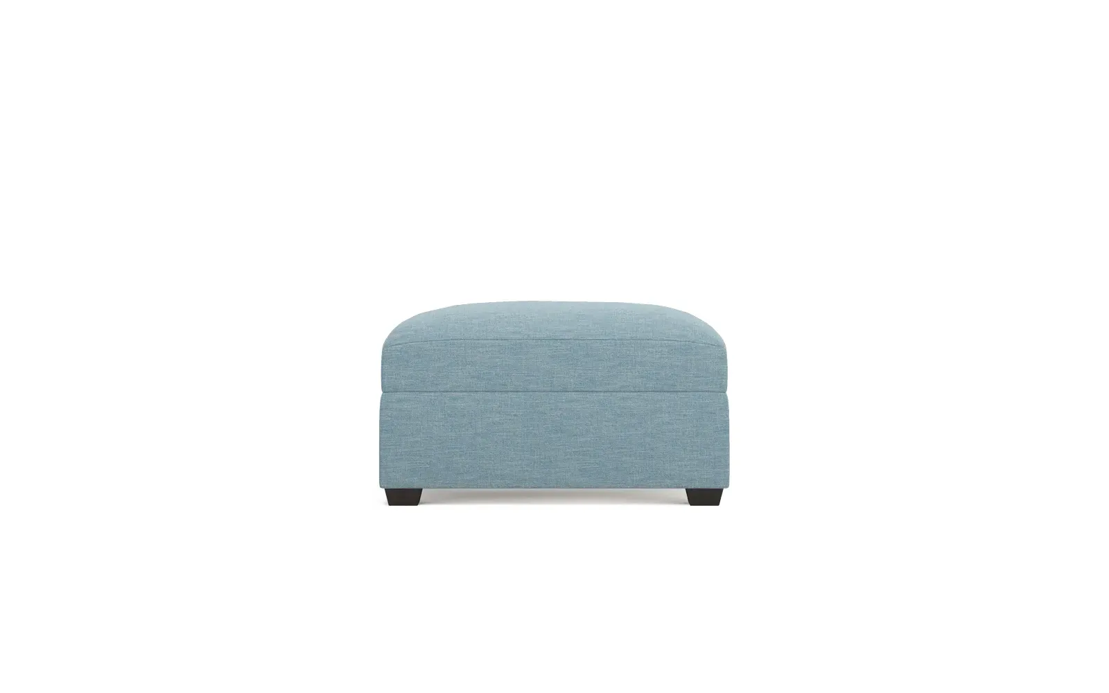 Avery Performance Ottoman - Eggshell Blue