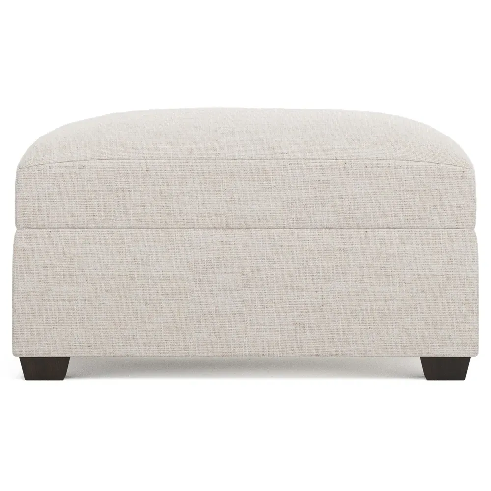 Avery Performance Ottoman - Heathered Cream image