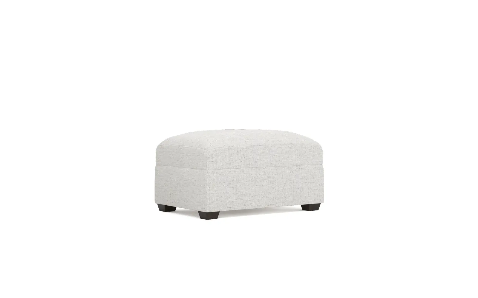 Avery Performance Ottoman - Heathered Ivory