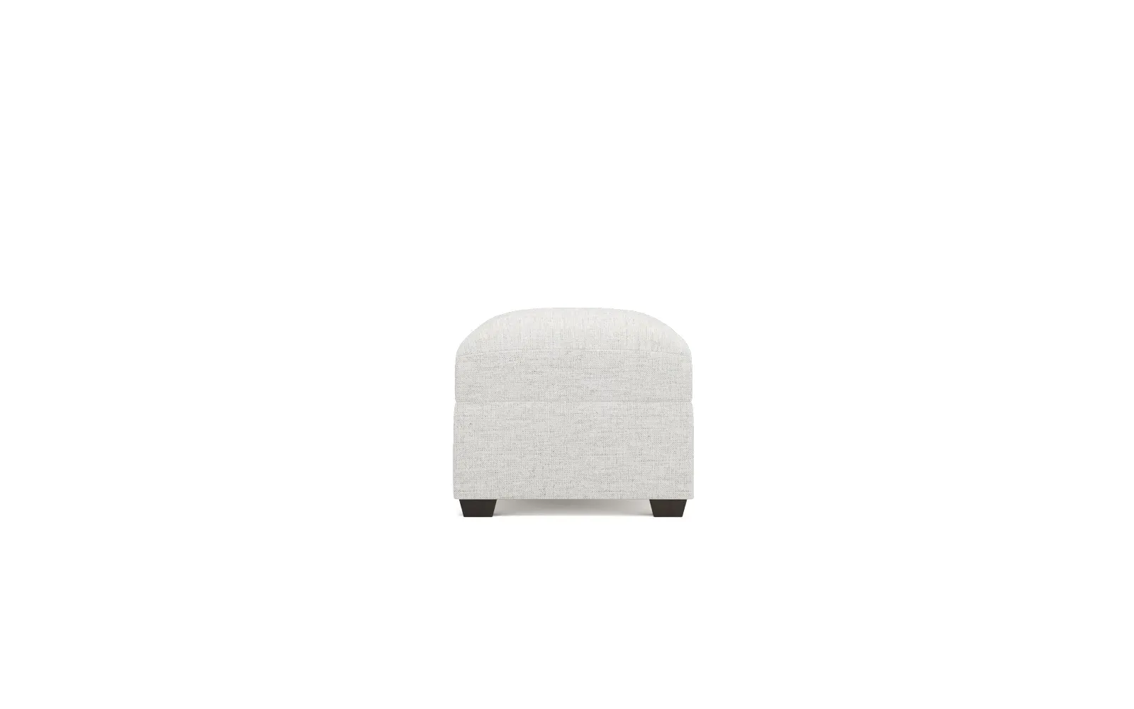 Avery Performance Ottoman - Heathered Ivory