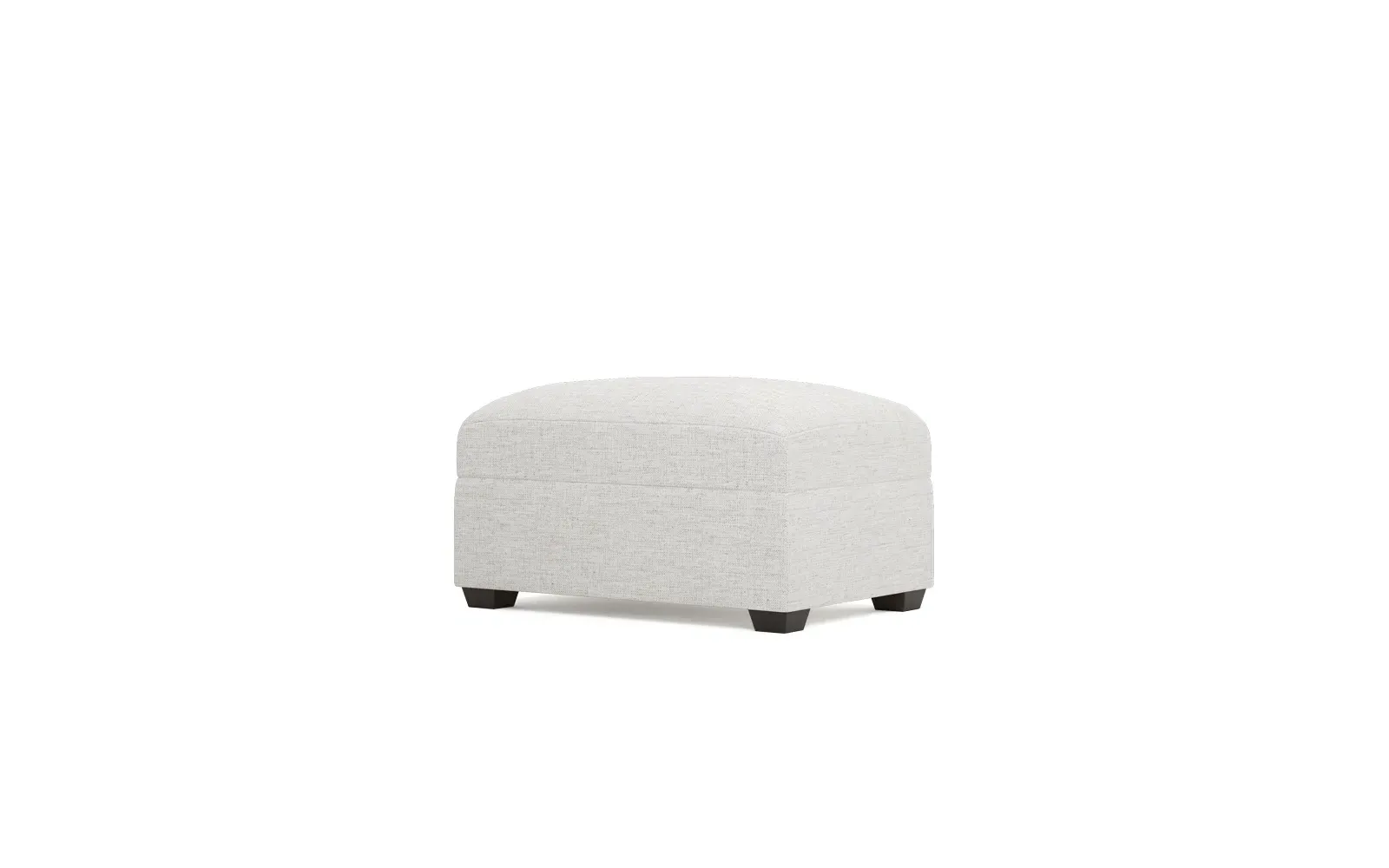 Avery Performance Ottoman - Heathered Ivory